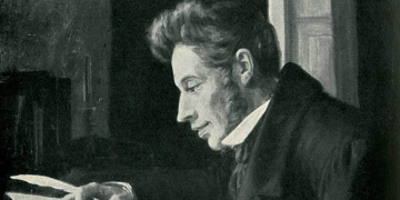 O filósofo dinamarquês Søren Kierkegaard (Reprodução/Wikimedia Commons)