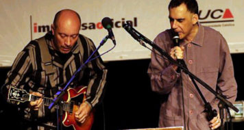 Arnaldo Antunes e Edgard Scandurra (Foto: Nelson Mello)