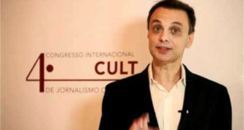 O crítico de arte e historiador Francisco Alambert (TV Revista CULT)