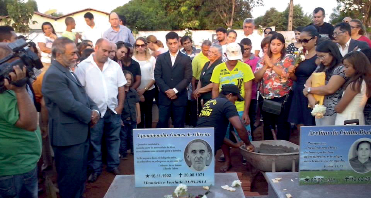 Quarenta e três anos após sua morte, Epaminondas Gomes de Oliveira pôde ser enterrado por sua família (Divulgação / CNV)