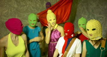 O grupo de punk rock feminista russo Pussy Riot (Foto Igor Mukhin)