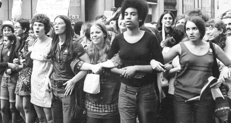 Greve das Mulheres pela Igualdade (Women’s Strike for Equality) em Nova York, 29 de agosto de 1970 (Foto Diana Davies)
