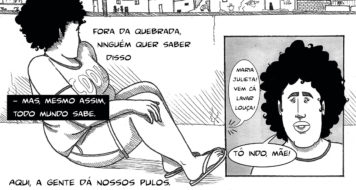 Trecho da reportagem em quadrinhos 'Quatro Marias', de Helô D'Angelo (Arte: Helô D'Angelo/ Reprodução)