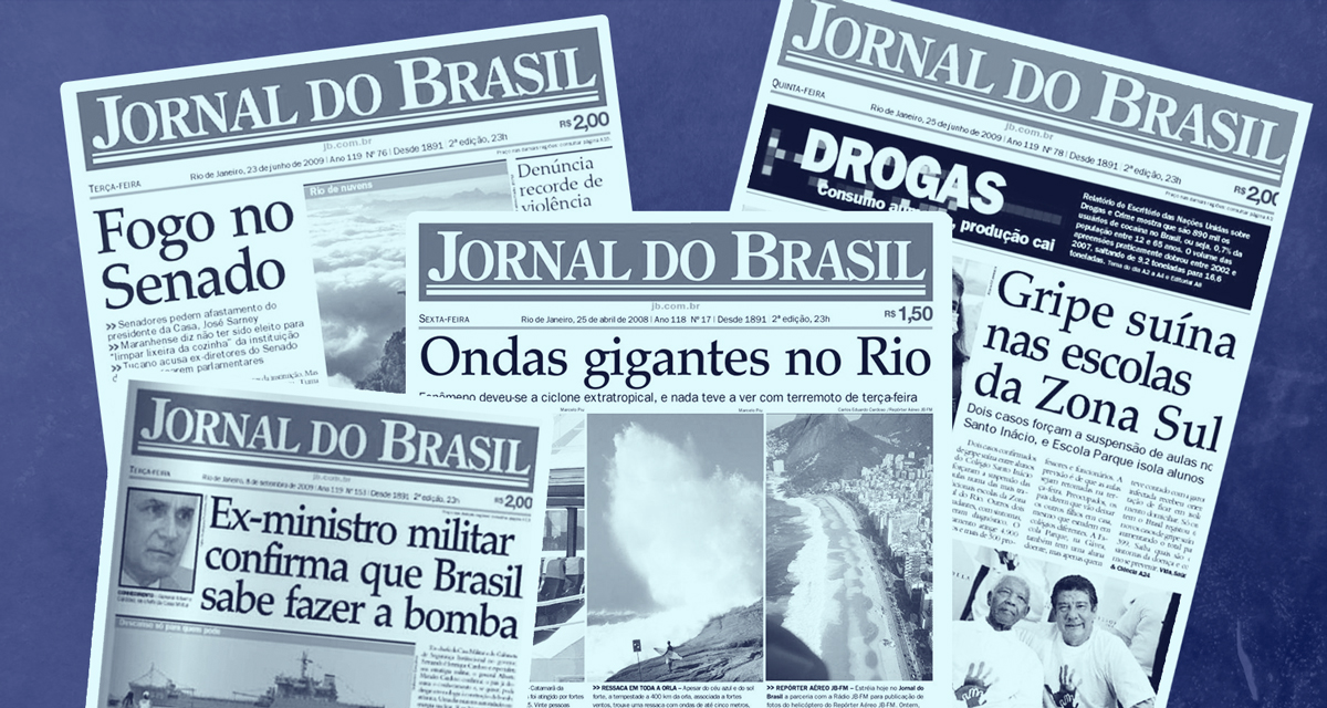 Entre tropas militares nas favelas, a volta do Jornal do Brasil às bancas do Rio