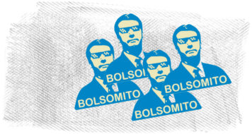 Bolsomito: Meme do candidato ultraconservador Bolsonaro (Arte Andreia Freire / Divulgação)