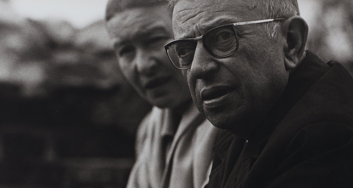 Com Sartre em Nida, na Lituânia, em 1965 (Antanas Sutkus)