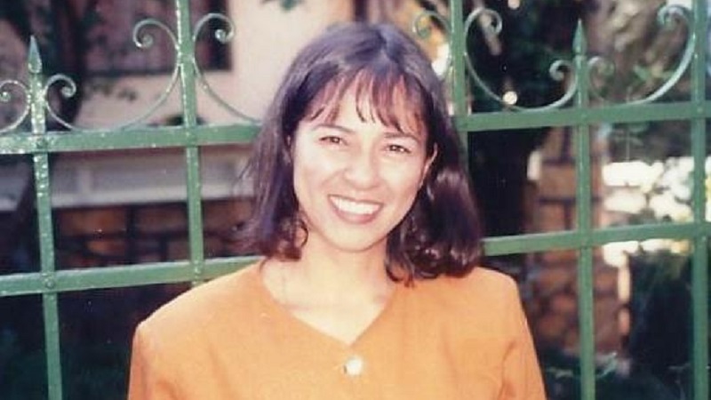 Maria Esther Maciel em Belo Horizonte, 1991. Crédito: Arquivo pessoal